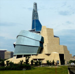 Winnipeg; het nog te openen Museum of Human Rights